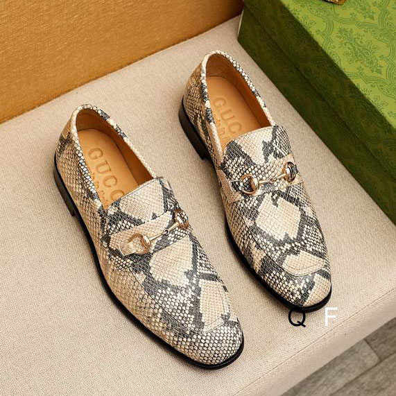 men's Gucci leather shoes-GG6911A